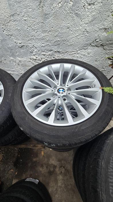 Jante aliaj bmw g30 cauciucuri vara 245 45 r18