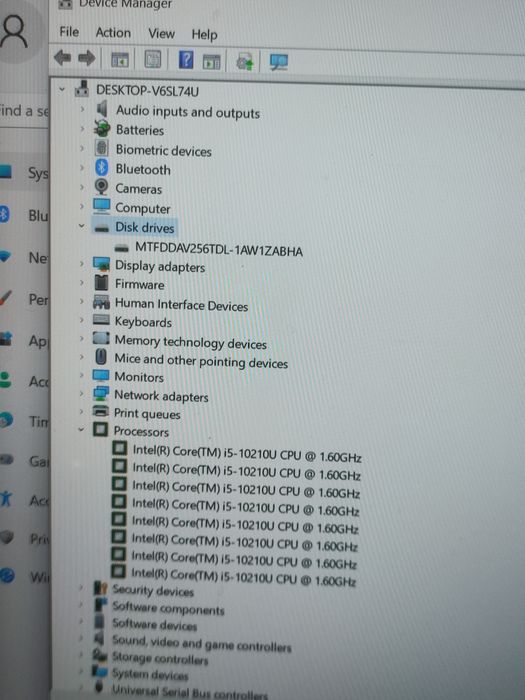 Laptop Toshiba  Dynabook Satellite Pro L50-G - i5-10210u/ 8gb ddr4/ 256gb NVME/ Baterie 3h