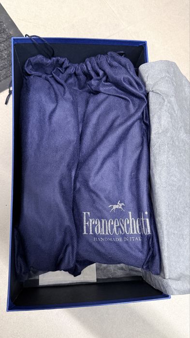 Кожаные кроссовки от Franceschetti оригинал размер 41