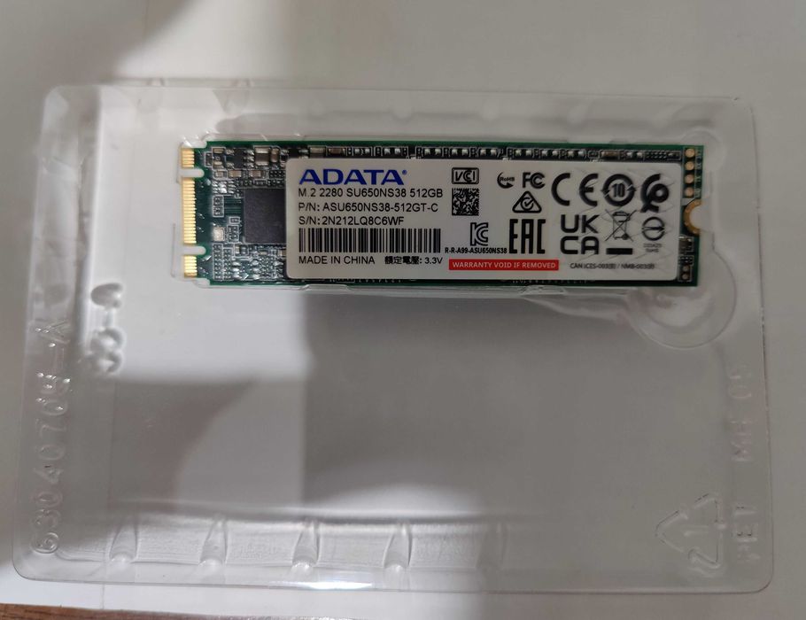 SSD диск M.2 SATA3 512Гб