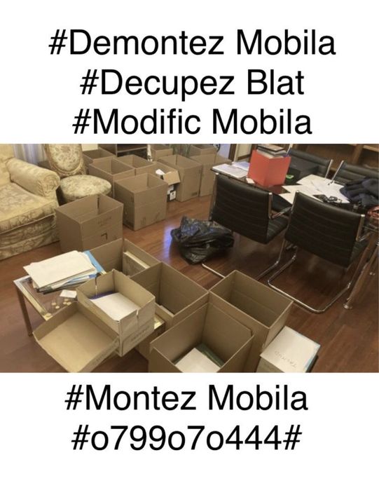 Oferta Montaj Comoda,Noptiera, Pat. Mobila canera copii