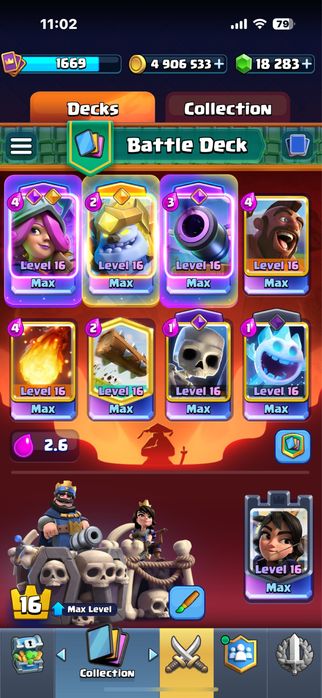 Продам аккаунт Clash Royale