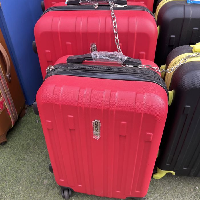 пътнически куфар+разширител комплект 3брABS удароустойчив 4 колела360°