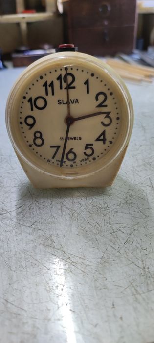 3 бр. руски механични будилници Слава