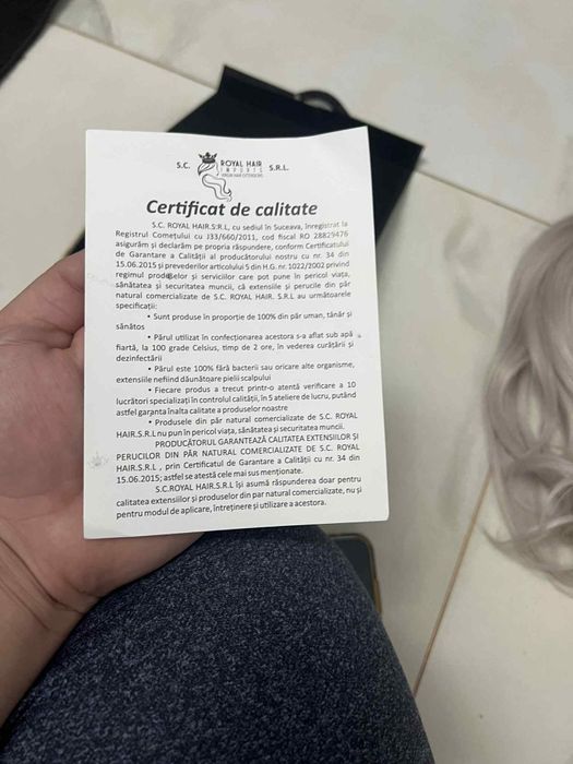 Vând extensii de păr natural, le am de 5 luni, dar nu le-am folosit ni