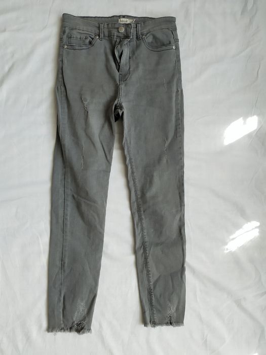 Дамски сиви дънки Push Up