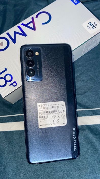 Tecno camon 18p 128гб/8гб