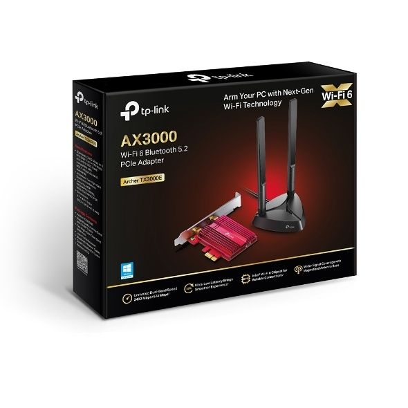 Adaptor AX3000 Wi-Fi 6 Bluetooth 5.2 PCle