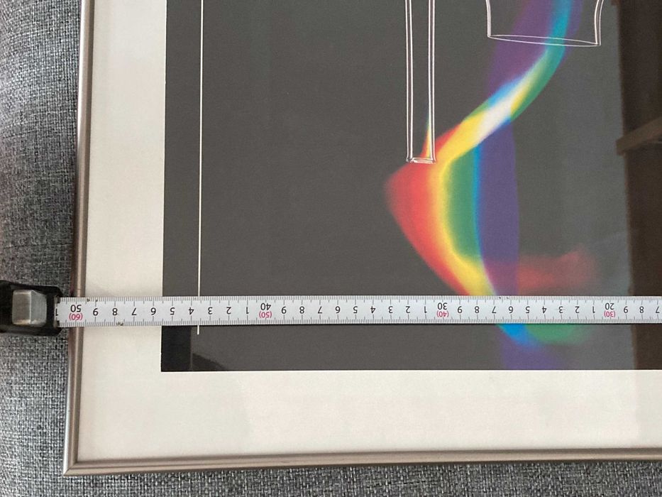 Print rar F1 „Rainbow Glass” – Rainer W. Schlegelmilch, ediție STERN 1992, înrămat original