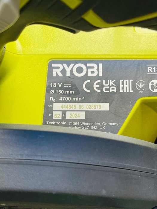 Fierastrau circular Ryobi 18V ONE+, RWSL1801M, diametru panza 150 mm