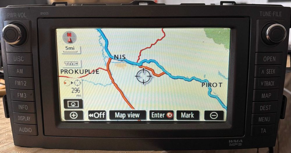 2020 v2 Ново Диск Навигация TOYOTA LEXUS Сърбия Македония Tns600/700