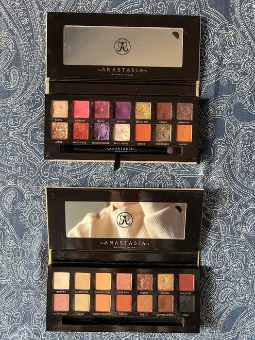 Палитри-Anastasia Beverly Hills, Norvina, Huda, Jeffree Star, Denona