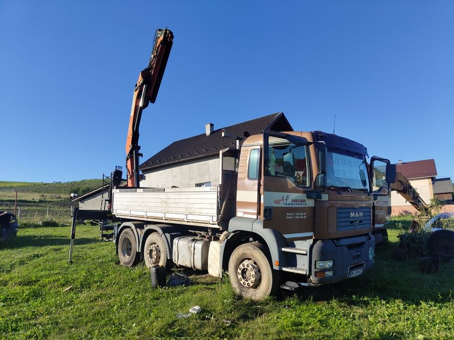 Man tga 2003 cu macara
