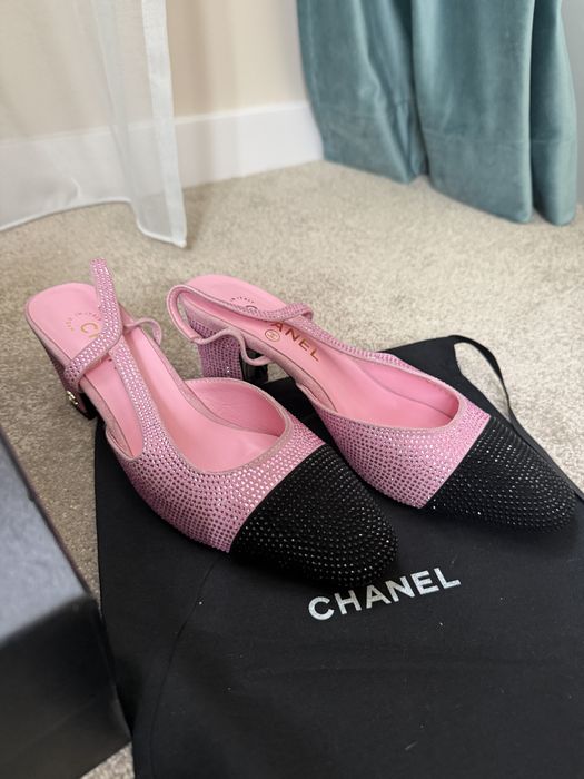 Sling shoes Ch*nel