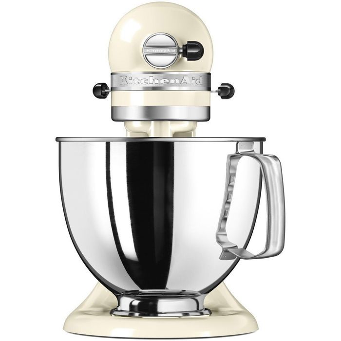Кухненски робот KitchenAid Artisan с рендета, 4.8 л, Almond Cream