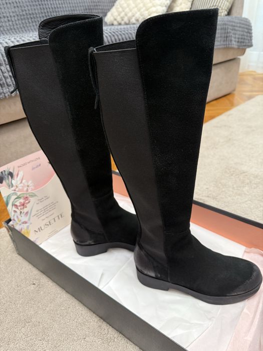 Cizme piele intoarsa Musette