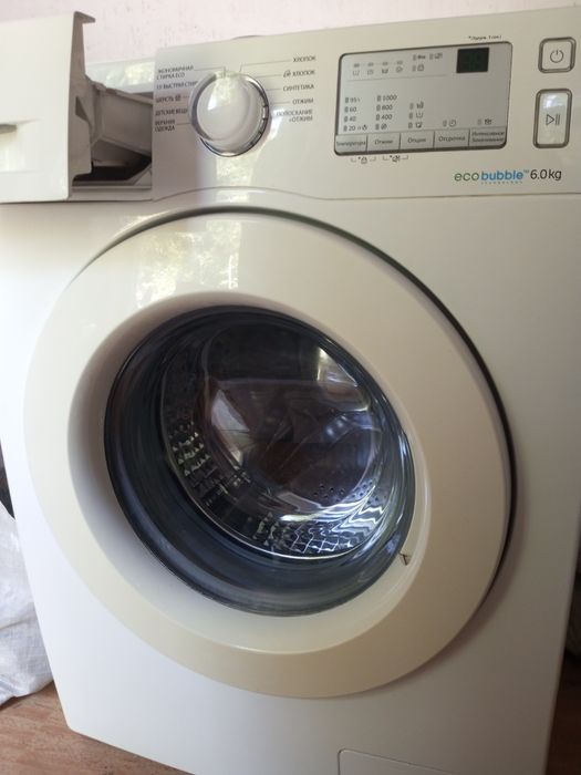 Samsung eco bubble 6кг в отличном рабочем состоянии!