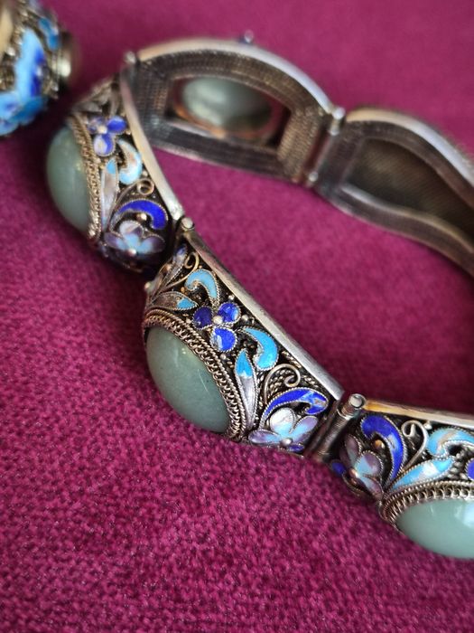 Сребърна гривна Стар Китай