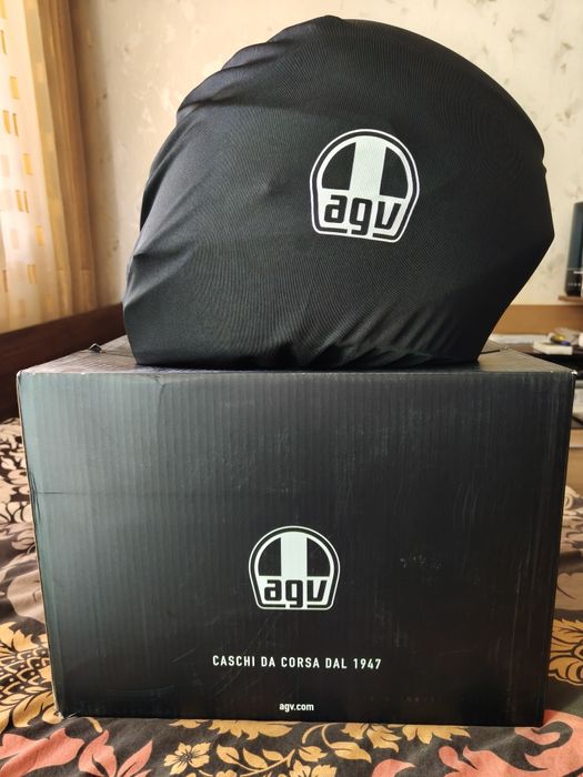 Каска за мотор AGV K3 Solid Seta White