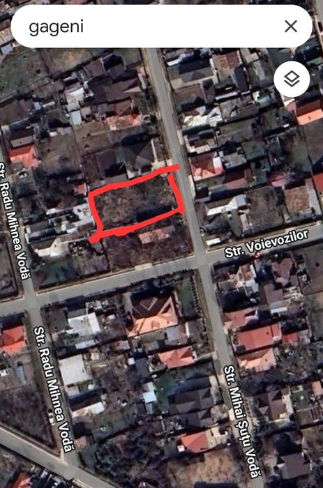 Vanzare teren Gageni