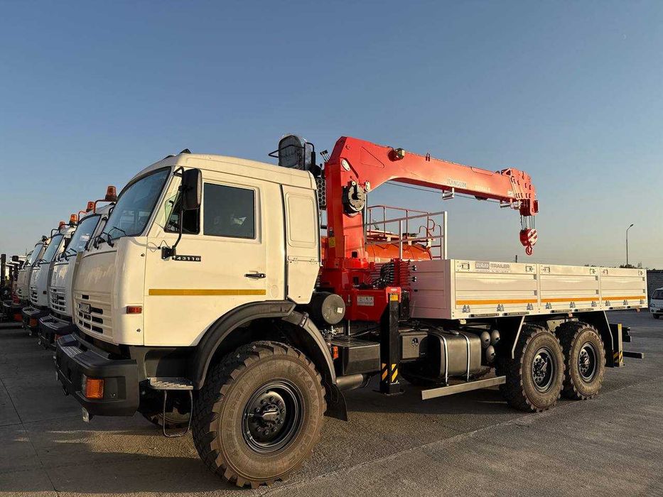Кран манипулятор полноприводный КАМАЗ 43118 6х6 Вездеход В НАЛИЧИИ !!