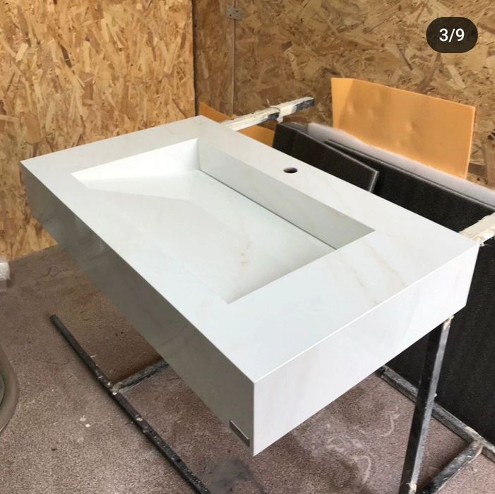 Раковина из керамогранита на заказ