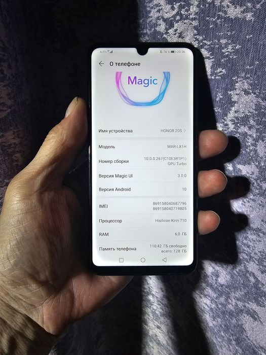 Продам телефон Хонор 20s