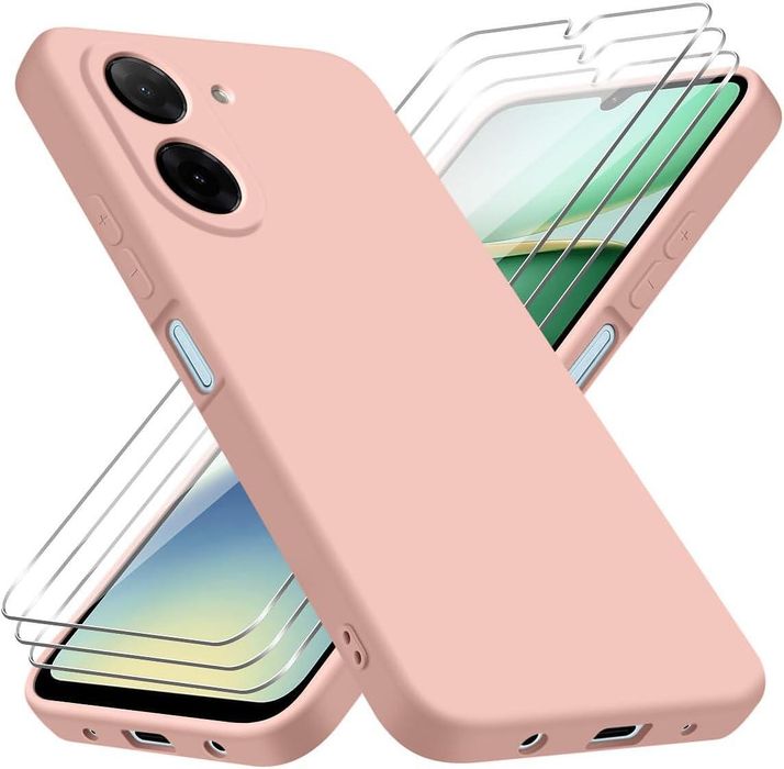 Матов Силиконов Кейс за Xiaomi Redmi A5 - Розов