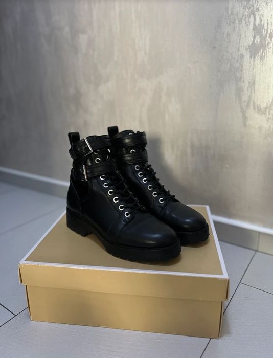 Michael Kors кожени боти от естествена кожа