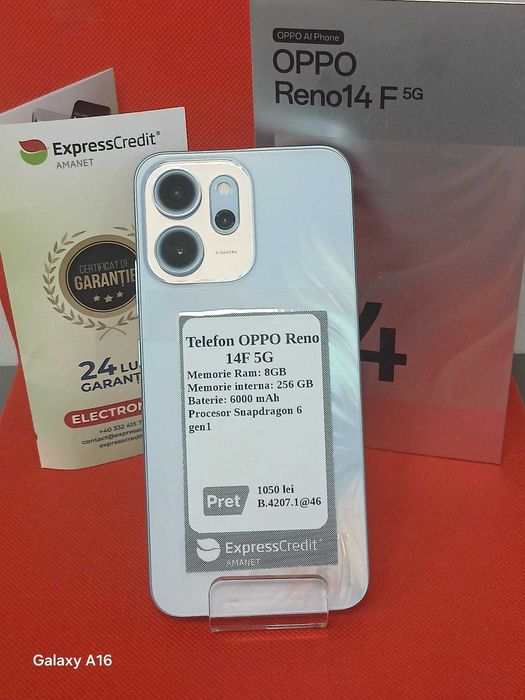 (AG46) Telefon Oppo Reno 14F B.4207 Garantie 2 ani