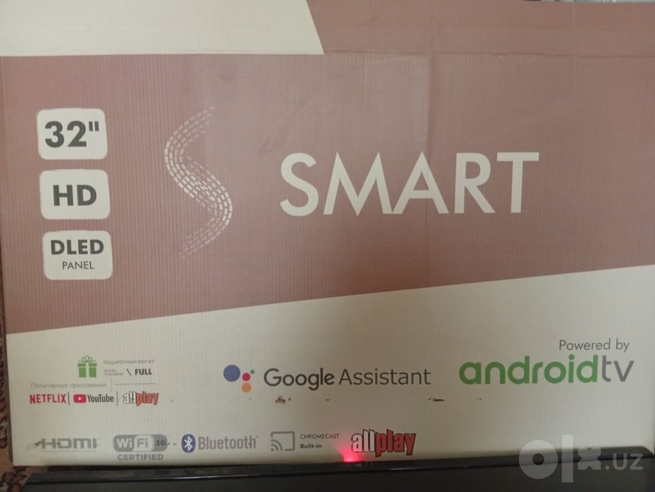 Телевизор Artel 32" Smart TV (Android) на запчасти. Платы рабочие!