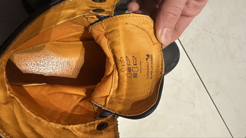 Bocanci Lumberjack, piele, marimea 43