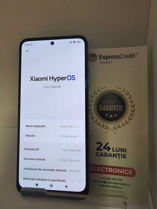 Telefon Xiaomi Redmi Note 11 (Ag 29 Siraj ) /b33365 / Garantie 2 Ani !