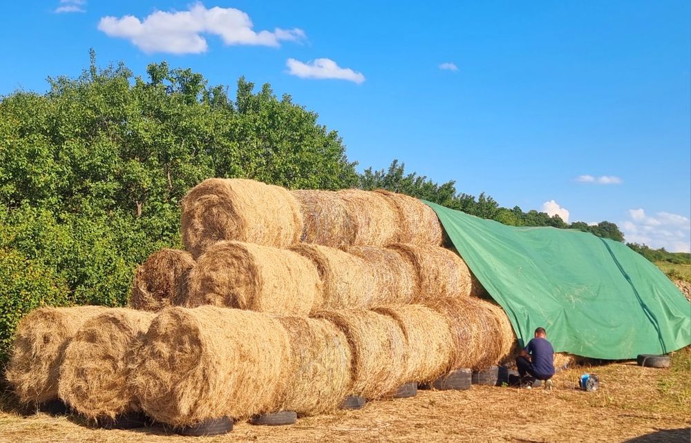 Baloți rotunzi de fân 120/120
