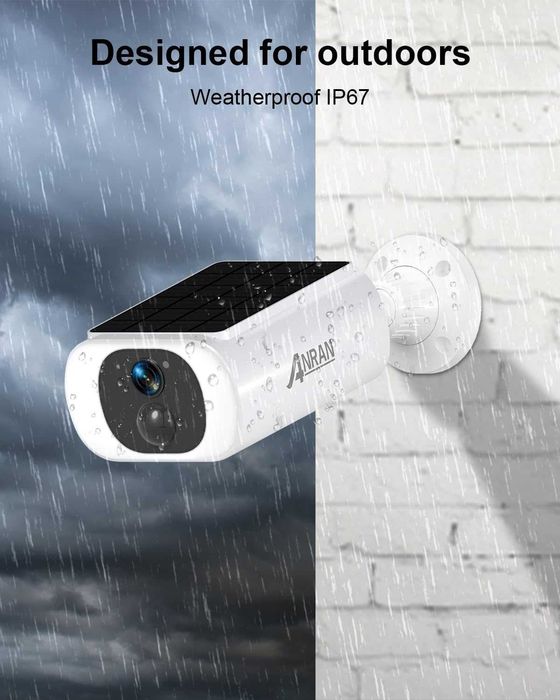 ANRAN 5MP слънчевa охранителнa камерa