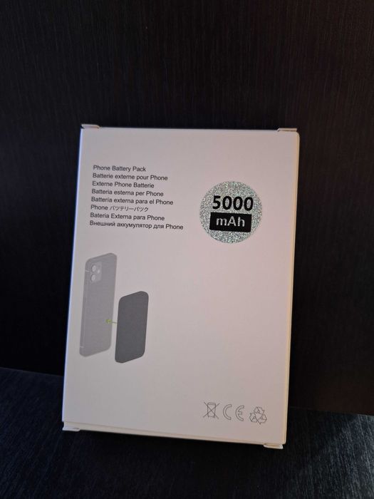 Powerbank Magnetic MagSafe 5000 mAh – Nou, Încărcare Wireless