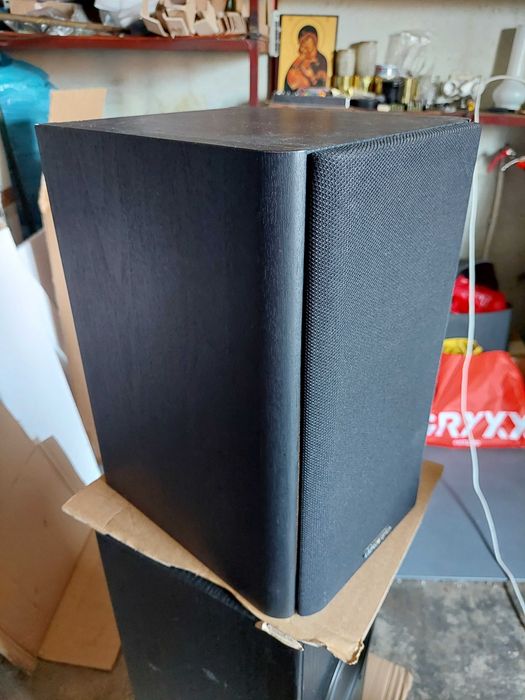Boxe Hi-Fi ONKYO bas 16cm, cu tweetere din titan și Boxe HiFi Palladium rare pe piață, 3 căi bass 16 cm de raft bookshelf