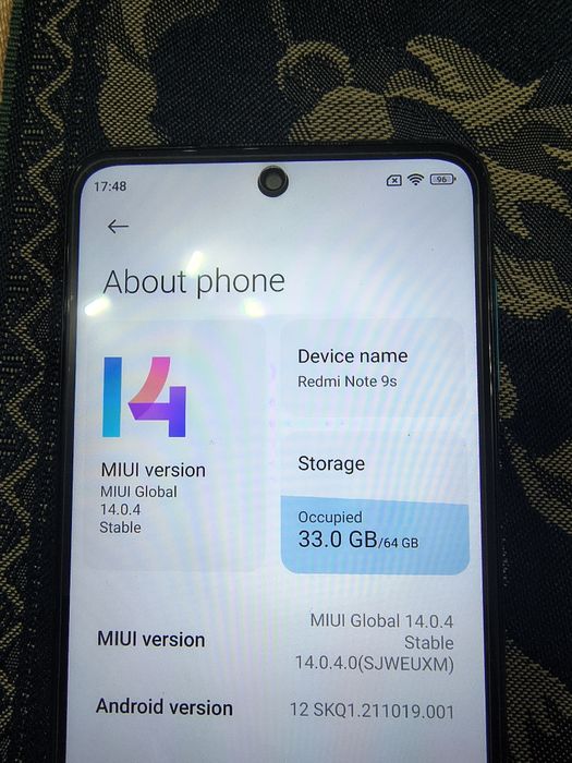 Xiaomi Note 9s 64/4 GB
