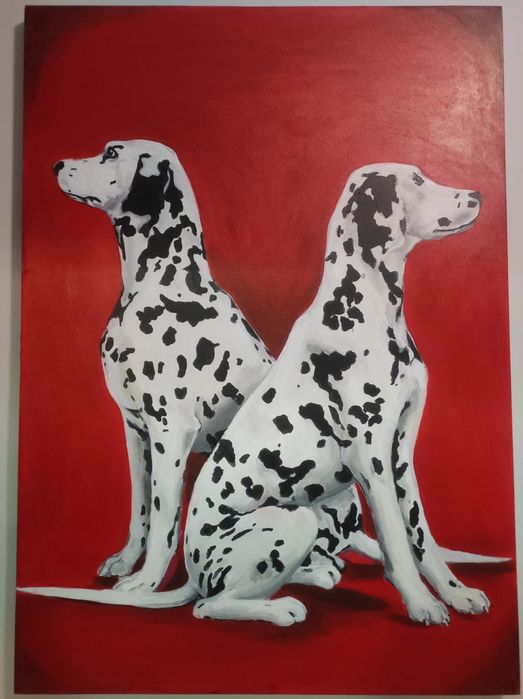 Картина 2 долматинца