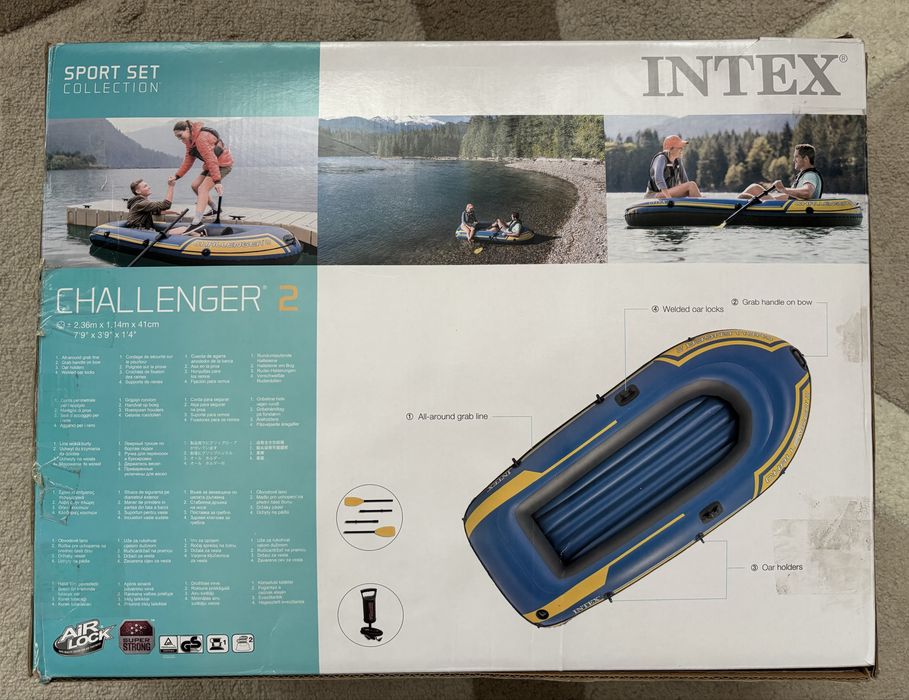 Надуваема лодка “Intex Challenger 2”
