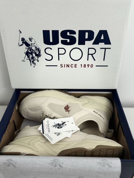 U.S. Polo ASSN, Pantofi Sport Bej