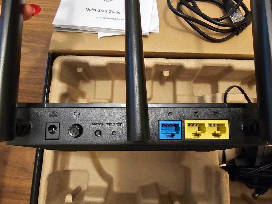 Router wireless ASUS RT-AC53, Dual Band AC 750 Gigabit Dual-Band