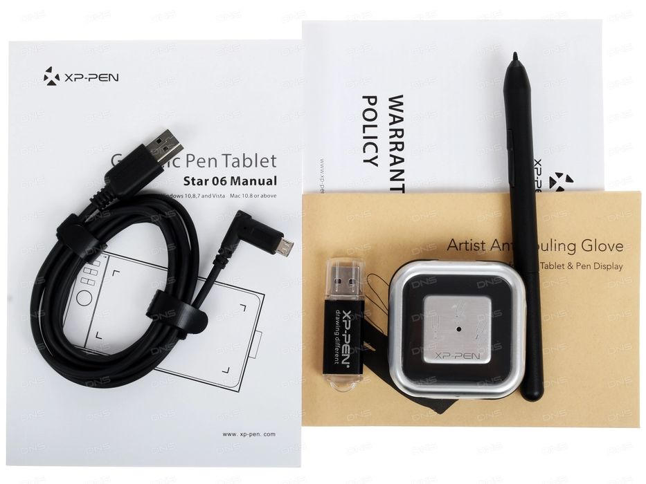 Абсолютно новый, запечатанный графический планшет XP-PEN Star06Wireles