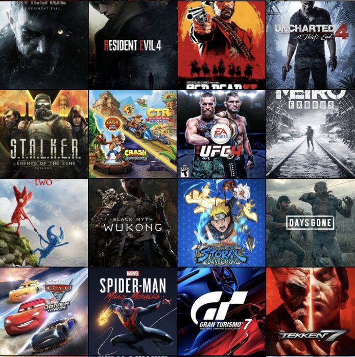 Купить игру на Playstation4/5 Игры на плейстейшен