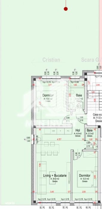 Apartament 3 Camere | 61,4 mp + 50 mp gradina | La Cheie | Cristian Si — fotografia 3
