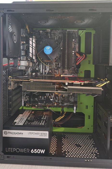 Геймърски компютър за лек гейминг-i5 6500, GTX 1070ti, 120 SSD, 1TB HD