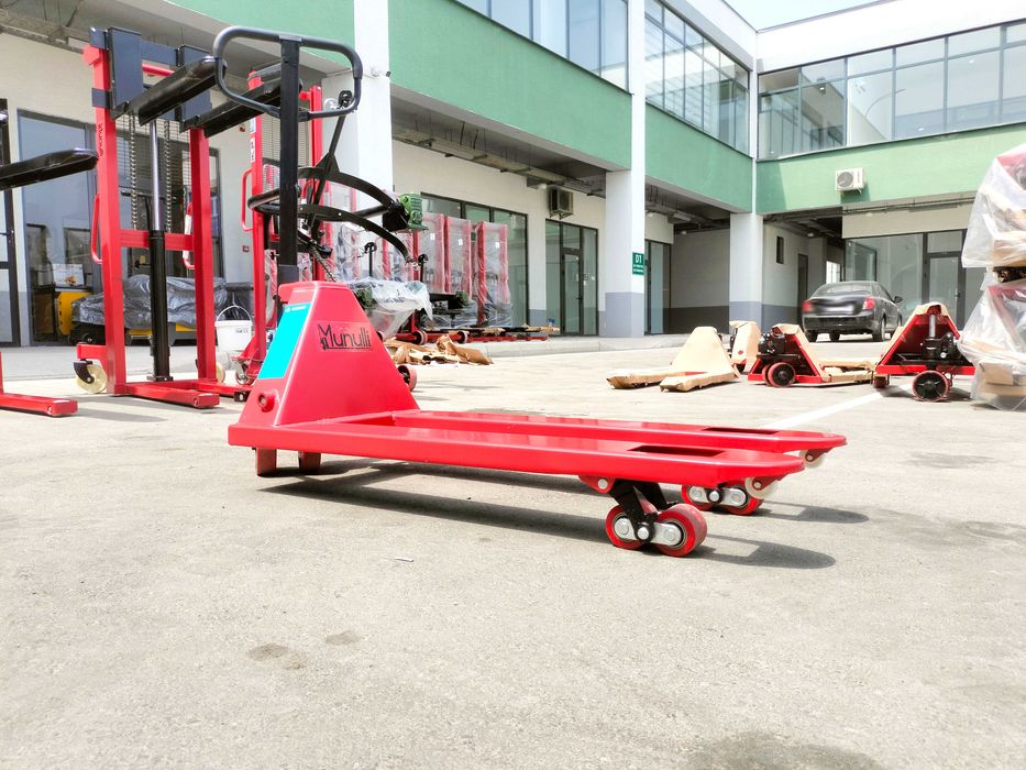 Гидравлическая тележка Munulli 3т оригинал рохля кара транспалет