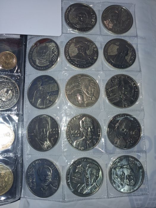 Продам коллекционные монеты 1шт-1500