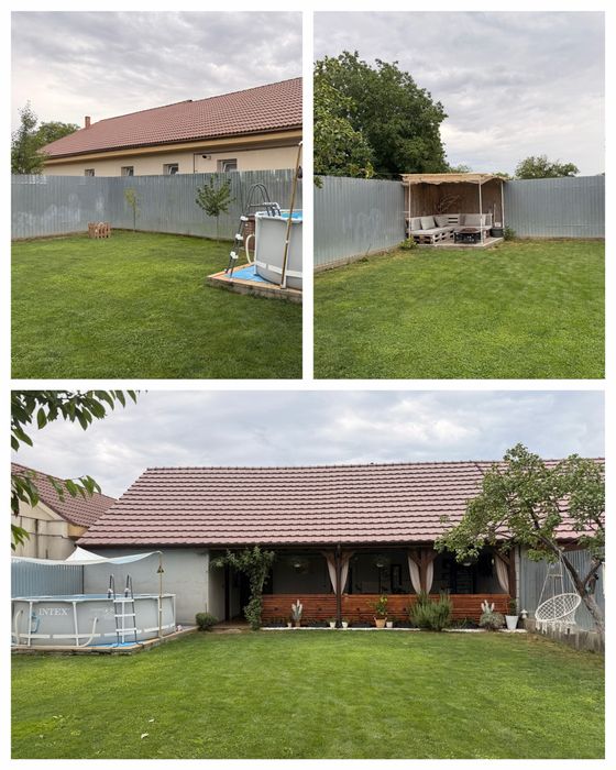 Casă 4 camere, teren 500 mp, terasă și garaj – Aradul Nou