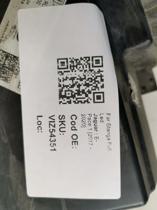 Ляв фар Пълен Led Ягуар / Jaguar E-Pace 1 Оригинален Повреден